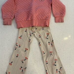 Carter's Pink and Cream Kids Pajama Set